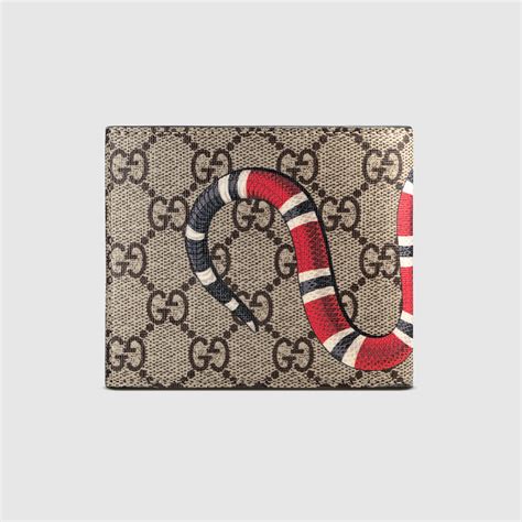 men's gucci card wallet|gucci snake wallet men's.